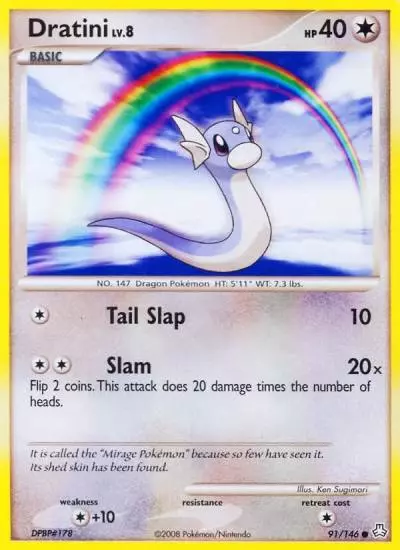 Dratini 91/146 Legends Awakened Pokemon card