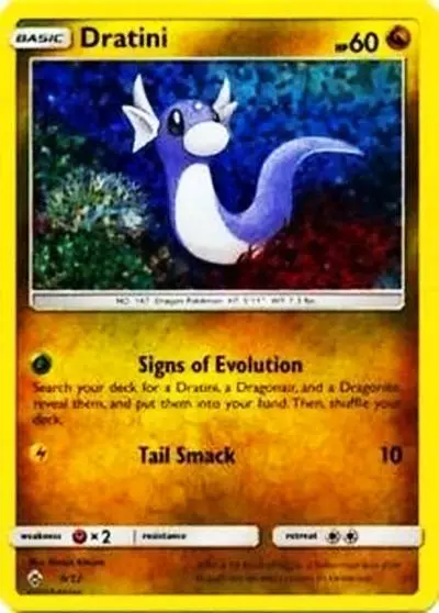 Dratini 9/12 McDonald's Collection 2018 Pokemon card