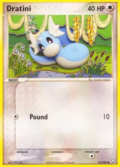 Dratini 52/109 Team Rocket Returns Pokemon card