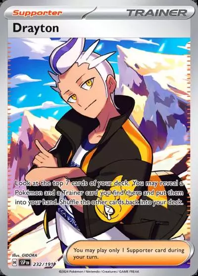 Drayton 232/191 Surging Sparks Pokemon card