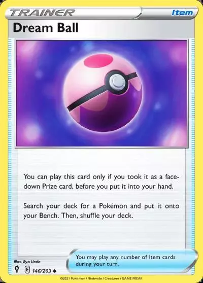 Dream Ball 146/203 Evolving Skies Pokemon card