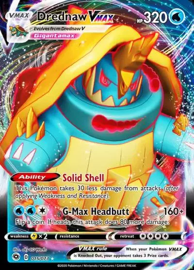 Drednaw VMAX 15/73 Champion's Path Pokemon card
