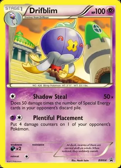 Drifblim BW64/101 BW Black Star Promos Pokemon card