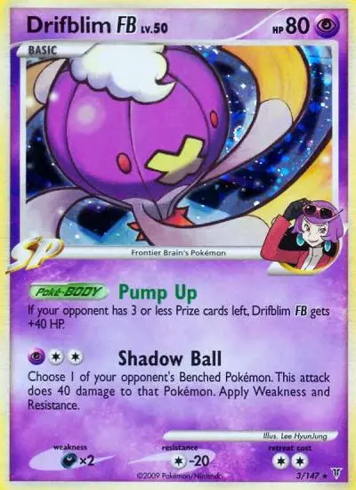 Drifblim FB 3/147 Supreme Victors Pokemon card
