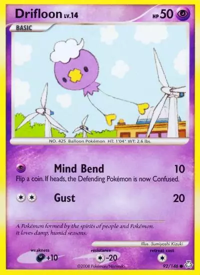 Drifloon 92/146 Legends Awakened Pokemon card