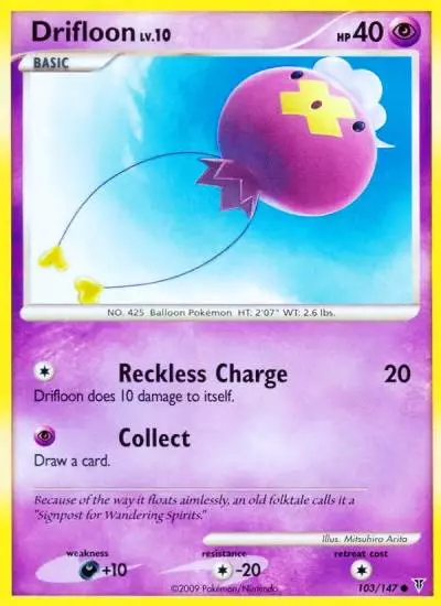 Drifloon 103/147 Supreme Victors Pokemon card