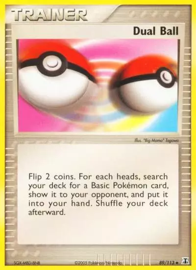 Dual Ball 89/113 Delta Species Pokemon card