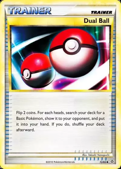 Dual Ball 72/95 HS—Unleashed Pokemon card
