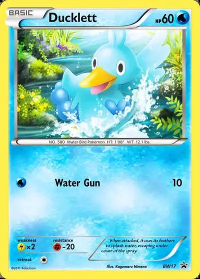 Ducklett BW17/101 BW Black Star Promos Pokemon card