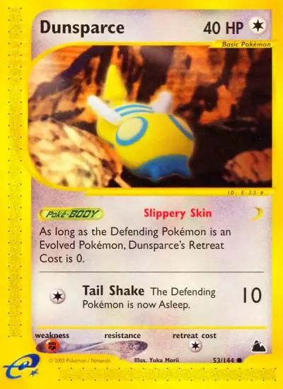 Dunsparce 53/144 Skyridge Pokemon card