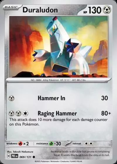 Duraludon 69/131 Prismatic Evolutions Pokemon card