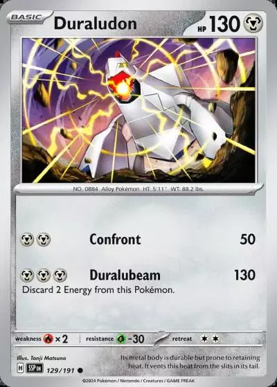Duraludon 129/191 Surging Sparks Pokemon card