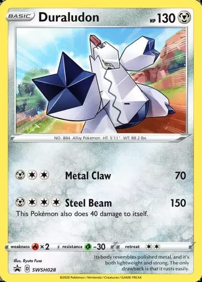 Duraludon SWSH028/307 SWSH Black Star Promos Pokemon card