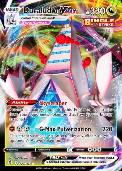 Duraludon VMAX 123/203 Evolving Skies Pokemon card