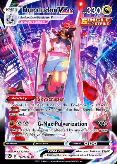 Duraludon VMAX TG21/30 Silver Tempest Trainer Gallery Pokemon card