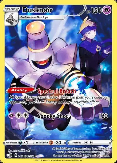 Dusknoir TG06/30 Brilliant Stars Trainer Gallery Pokemon card