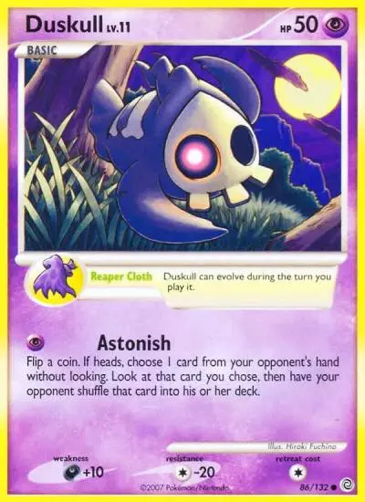 Duskull 86/132 Secret Wonders Pokemon card