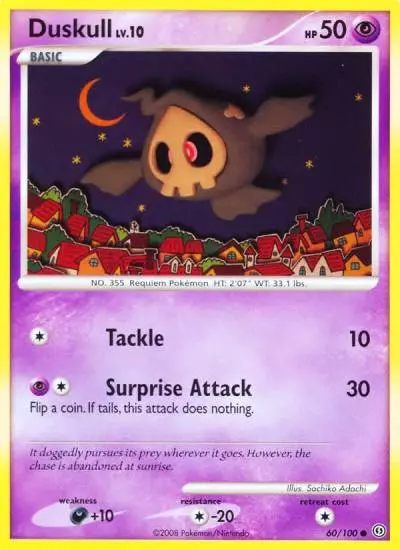 Duskull 60/100 Stormfront Pokemon card