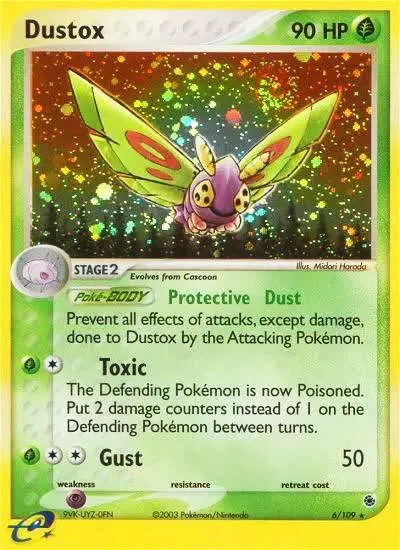 Dustox 6/109 Ruby & Sapphire Pokemon card