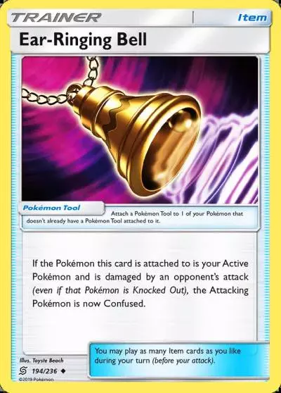 Ear-Ringing Bell 194/236 Unified Minds Pokemon card