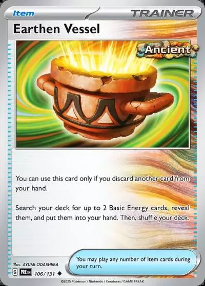 Earthen Vessel 106/131 Prismatic Evolutions Pokemon card