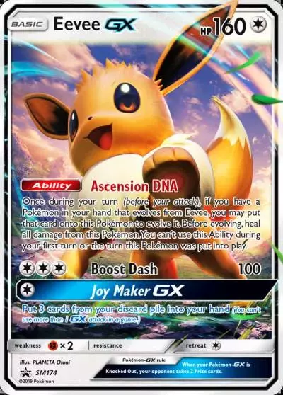 Eevee-GX SM174/248 SM Black Star Promos Pokemon card