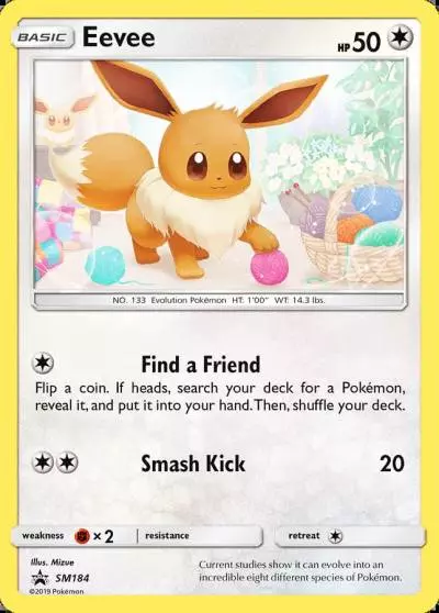 Eevee SM184/248 SM Black Star Promos Pokemon card