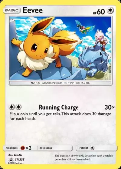 Eevee SM235/248 SM Black Star Promos Pokemon card