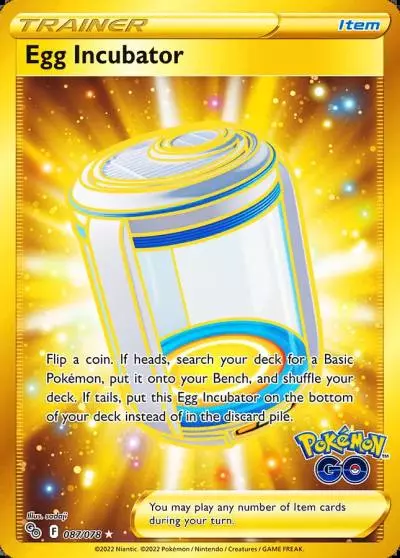 Egg Incubator 87/78 Pokémon GO Pokemon card