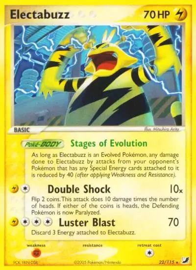 Electabuzz 22/115 Unseen Forces Pokemon card