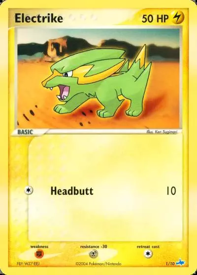 Electrike 1/10 EX Trainer Kit Latios Pokemon card