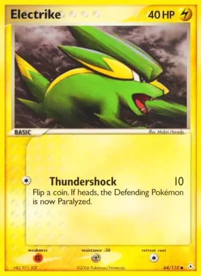 Electrike 64/110 Holon Phantoms Pokemon card