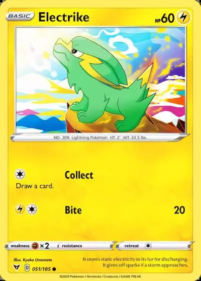 Electrike 51/185 Vivid Voltage Pokemon card