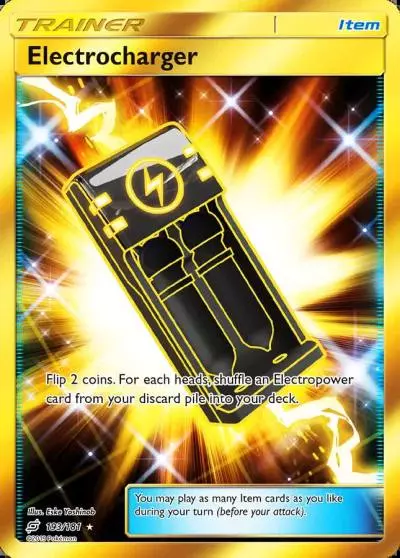 Electrocharger 193/181 Team Up Pokemon card