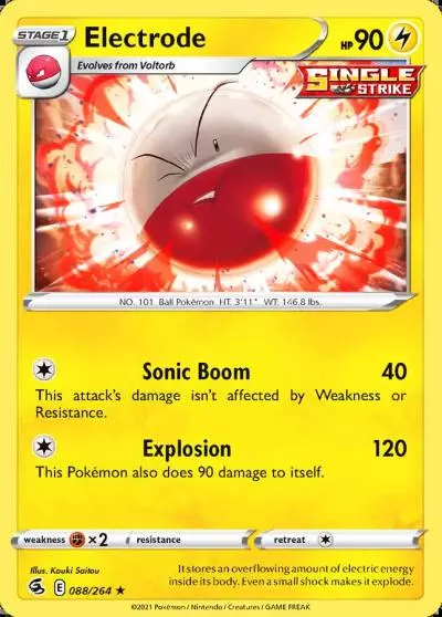 Electrode 88/264 Fusion Strike Pokemon card