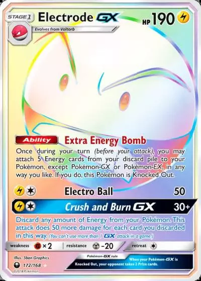 Electrode-GX 172/168 Celestial Storm Pokemon card