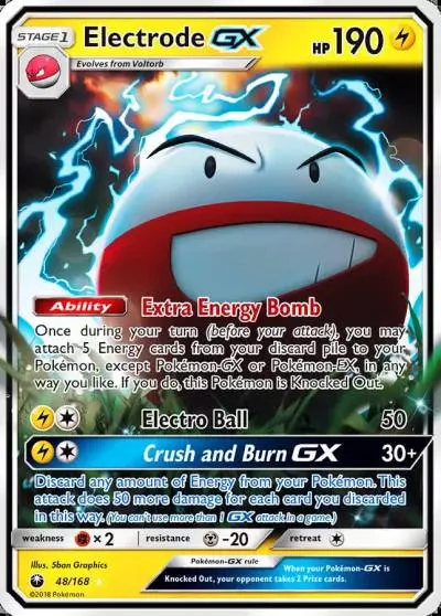 Electrode-GX 48/168 Celestial Storm Pokemon card