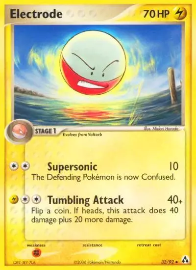 Electrode 32/92 Legend Maker Pokemon card