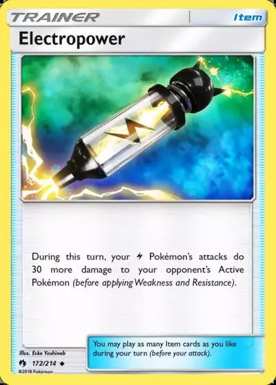 Electropower 172/214 Lost Thunder Pokemon card