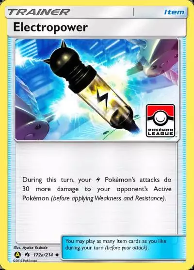 Electropower 172a/214 Lost Thunder Pokemon card
