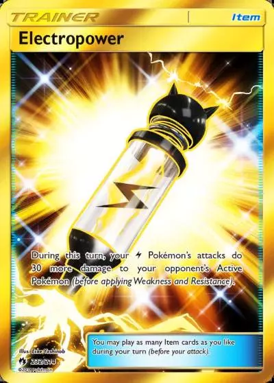 Electropower 232/214 Lost Thunder Pokemon card