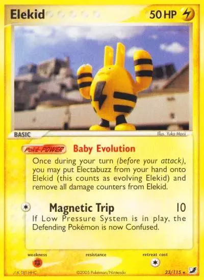 Elekid 23/115 Unseen Forces Pokemon card