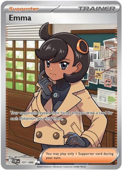 Emma 107/86 Chaos Rising Pokemon card