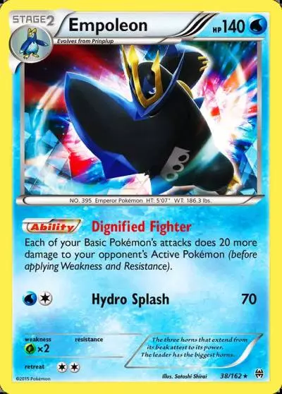 Empoleon 38/162 BREAKthrough Pokemon card