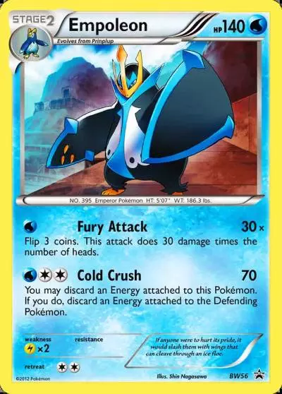 Empoleon BW56/101 BW Black Star Promos Pokemon card