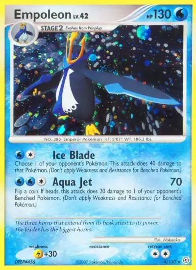 Empoleon 4/130 Diamond & Pearl Pokemon card