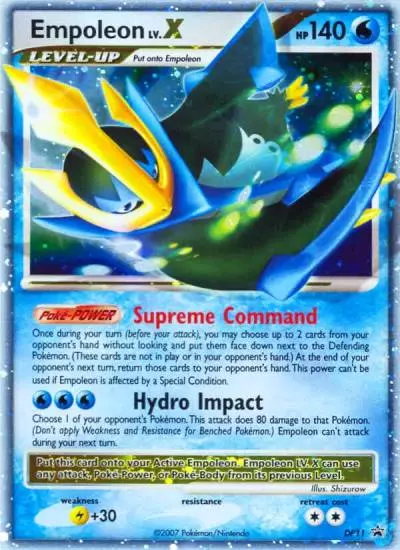 Empoleon LV.X DP11/56 DP Black Star Promos Pokemon card