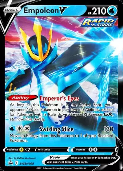 Empoleon V SWSH108/307 SWSH Black Star Promos Pokemon card