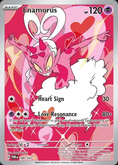 Enamorus 180/167 Twilight Masquerade Pokemon card
