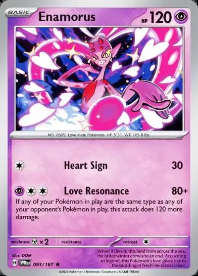 Enamorus 93/167 Twilight Masquerade Pokemon card